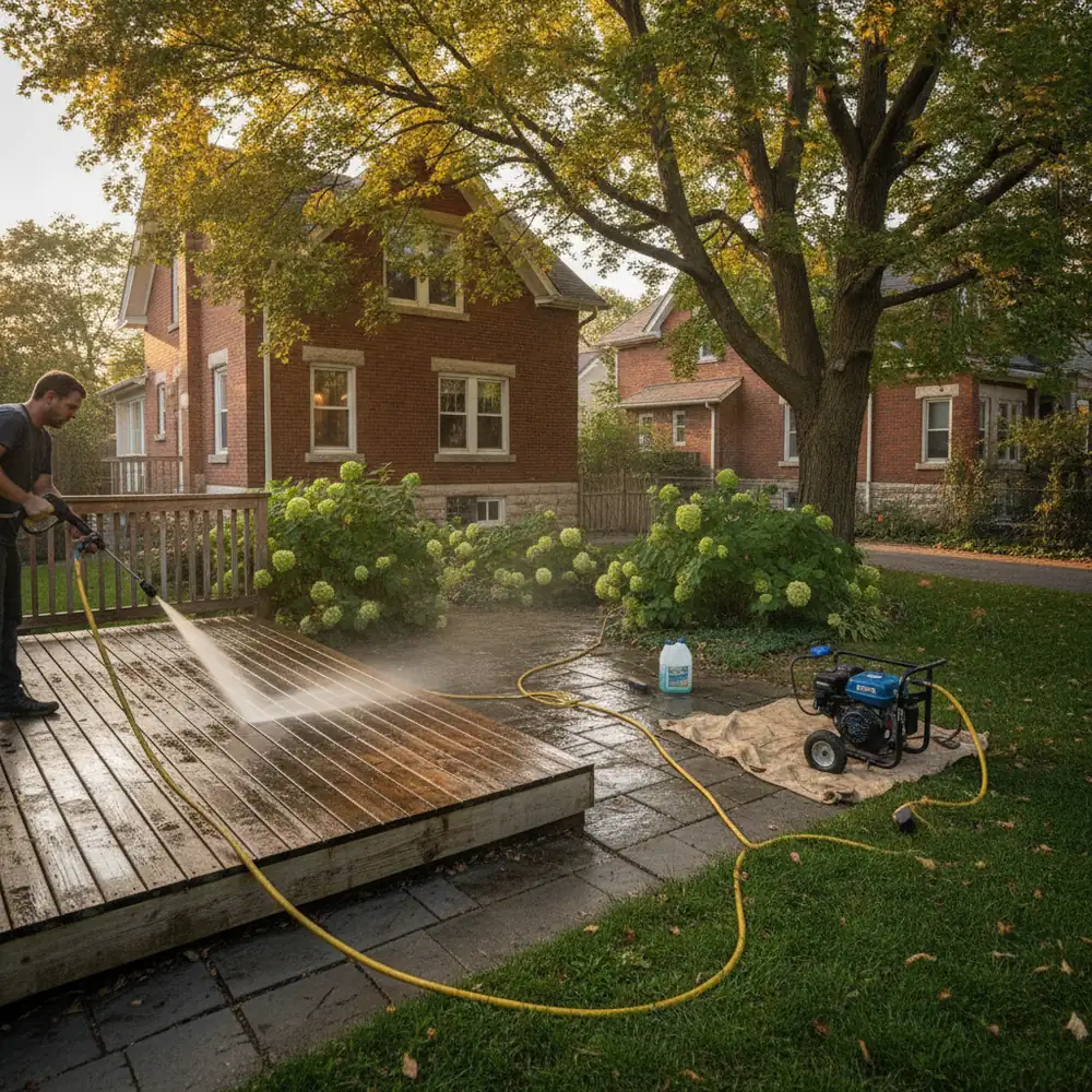 Deck & Patio Washing